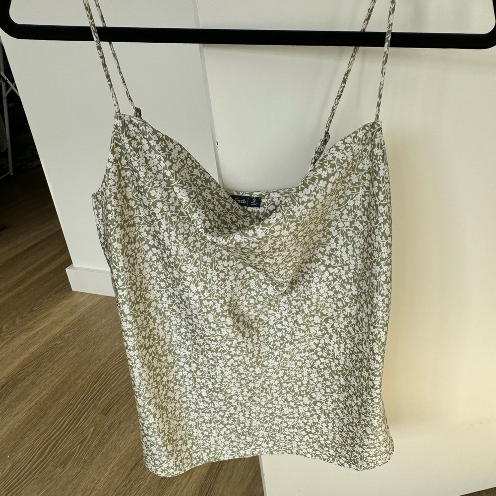 Abercrombie Scoop Neck Silk Camisole